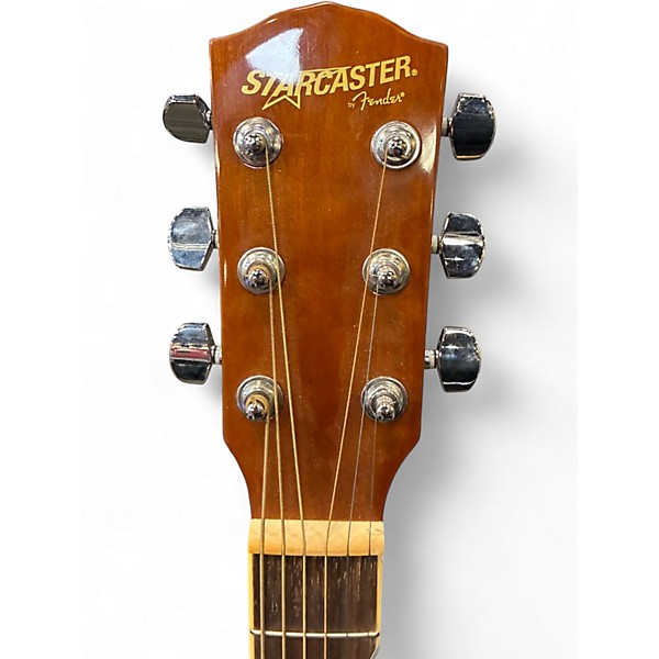 Used 2009 Fender Starcaster Natural Acoustic Guitar