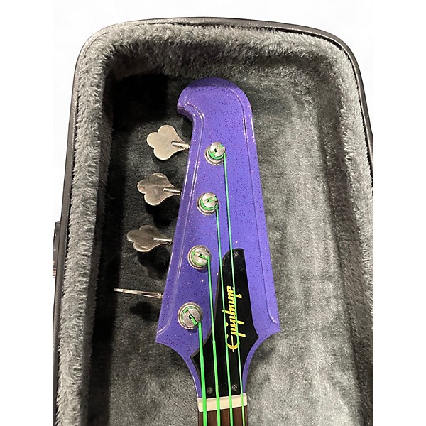 Used Epiphone Thunderbird 64 Purple Electric Bass Guitar
