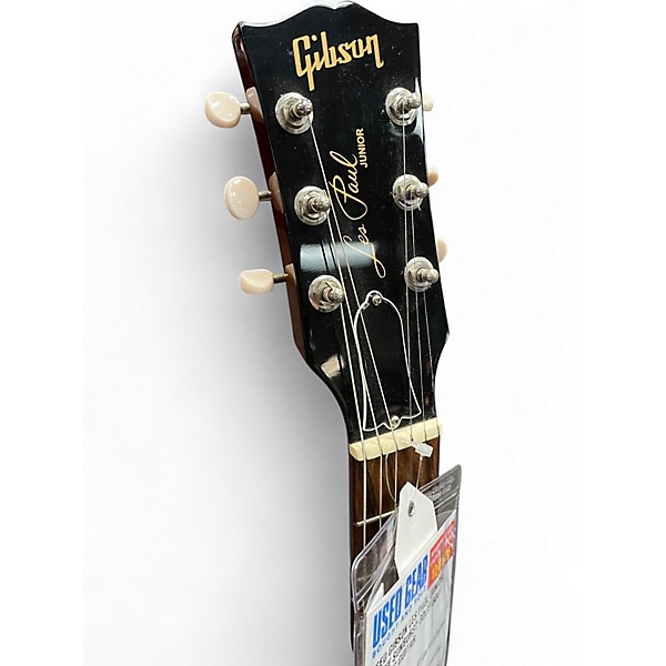 Used Gibson Les Paul Junior 2 Tone Sunburst Solid Body Electric Guitar