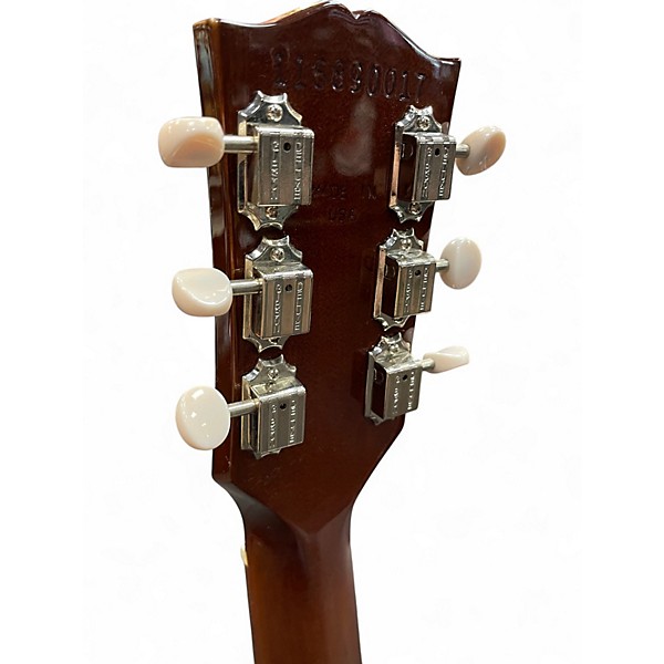 Used Gibson Les Paul Junior 2 Tone Sunburst Solid Body Electric Guitar