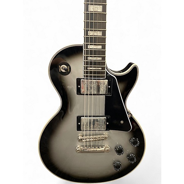 Used Epiphone Les Paul Custom SILVER BURST Solid Body Electric Guitar
