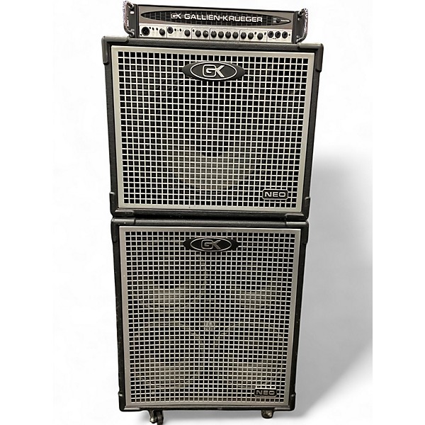 Used Gallien-Krueger 700RB-II 480/50W & Neo Full Stack Bass Stack