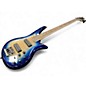 Used Jackson Spectra SBXQ IV Amber Blue Burst Electric Bass Guitar