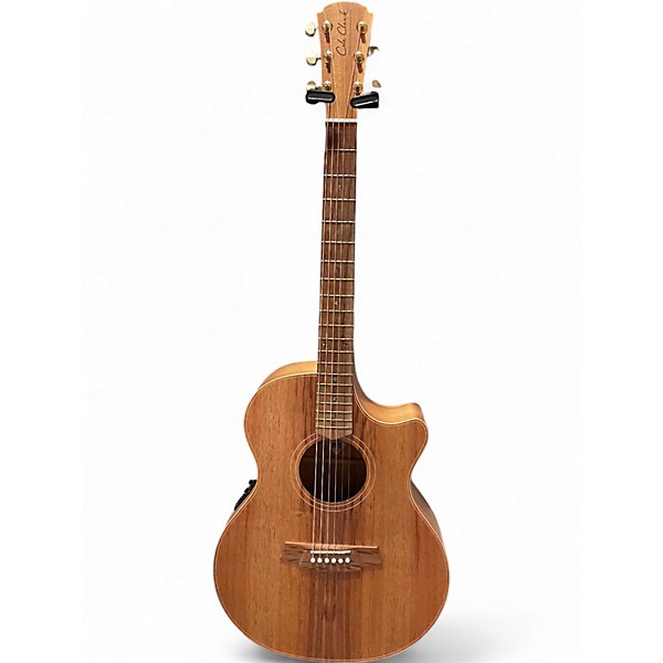 Used Cole Clark AN2EC-BLBL Natural Acoustic Electric Guitar