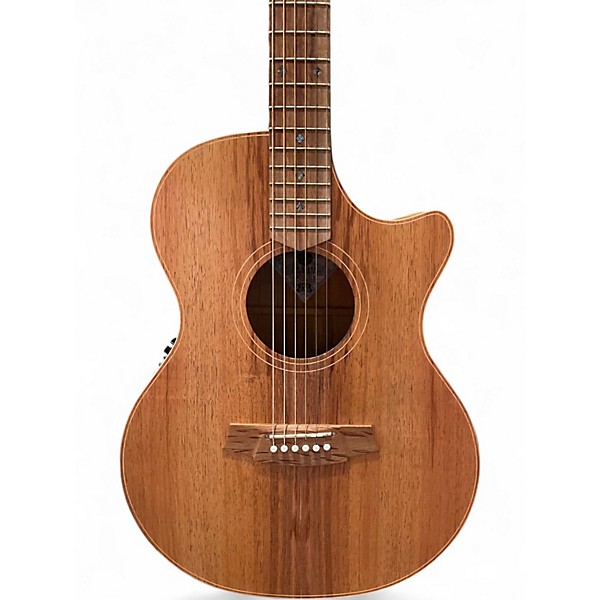 Used Cole Clark AN2EC-BLBL Natural Acoustic Electric Guitar