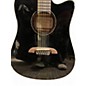 Used Alvarez AD6012cebk Black 12 String Acoustic Guitar