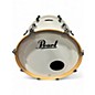 Used Pearl 3 Piece Masters Maple Gum Pearl White Drum Kit