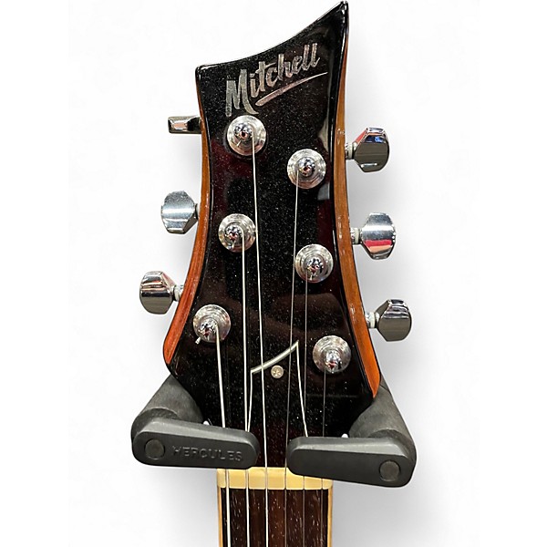 Used Mitchell MS400 Black Solid Body Electric Guitar