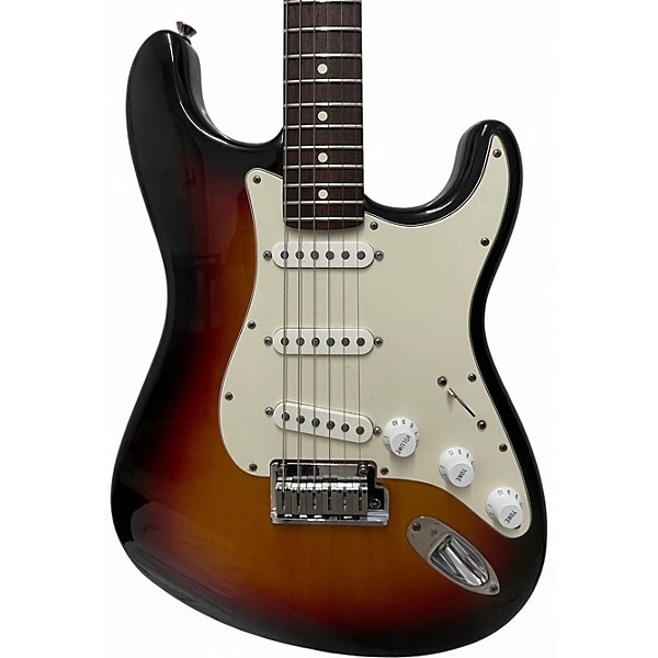 Used Fender American Standard Stratocaster 3 Color Sunburst Solid Body Electric Guitar