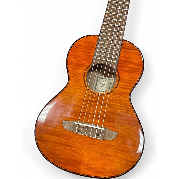 Used Ortega RGLE18FMH Natural Ukulele