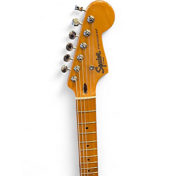 Used Squier Classic Vibe 1950S Stratocaster Fiesta Red Solid Body Electric Guitar