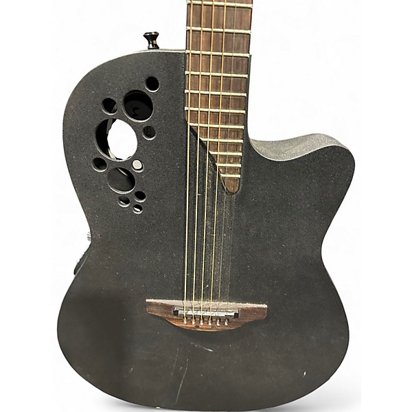 Used Ovation 1778TX-5 Elite Black Acoustic Electric Guitar