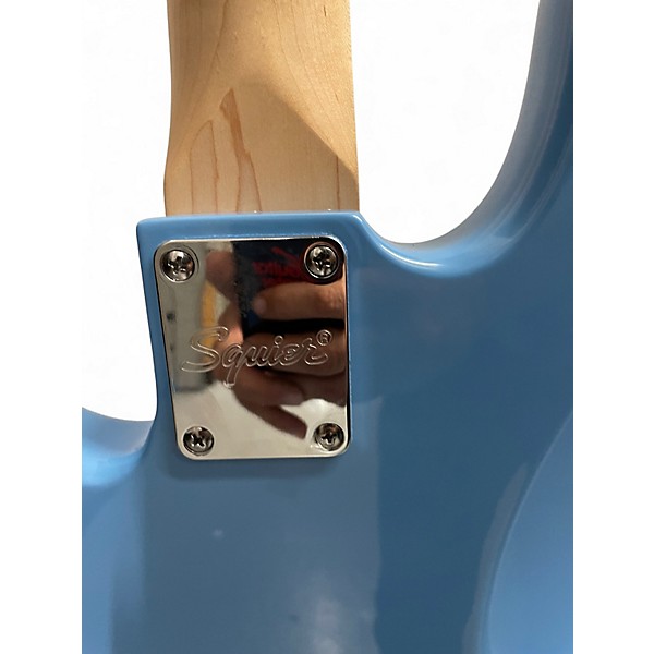 Used Squier Precision Bass Baltic Blue Electric Bass Guitar