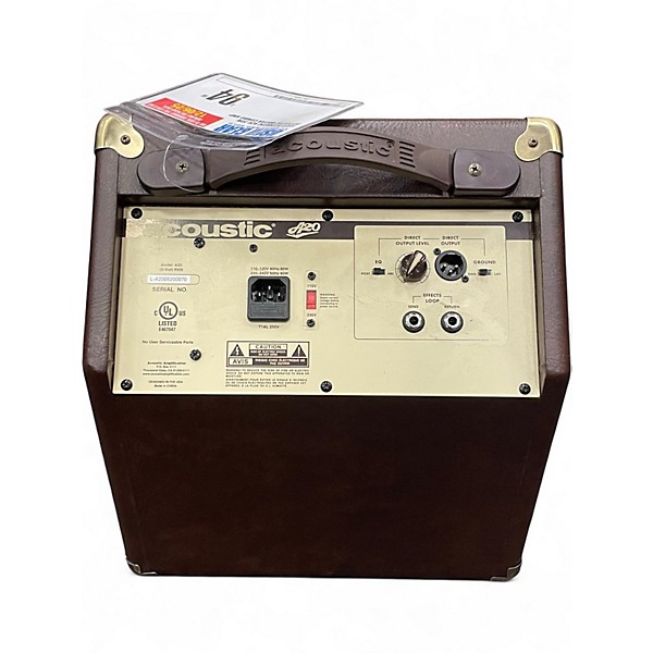 Used Acoustic A20 20W Acoustic Guitar Combo Amp