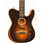 Used Fender Acoustasonic Player Telecaster bourbon burst Acoustic Electric Guitar