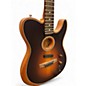 Used Fender Acoustasonic Player Telecaster bourbon burst Acoustic Electric Guitar