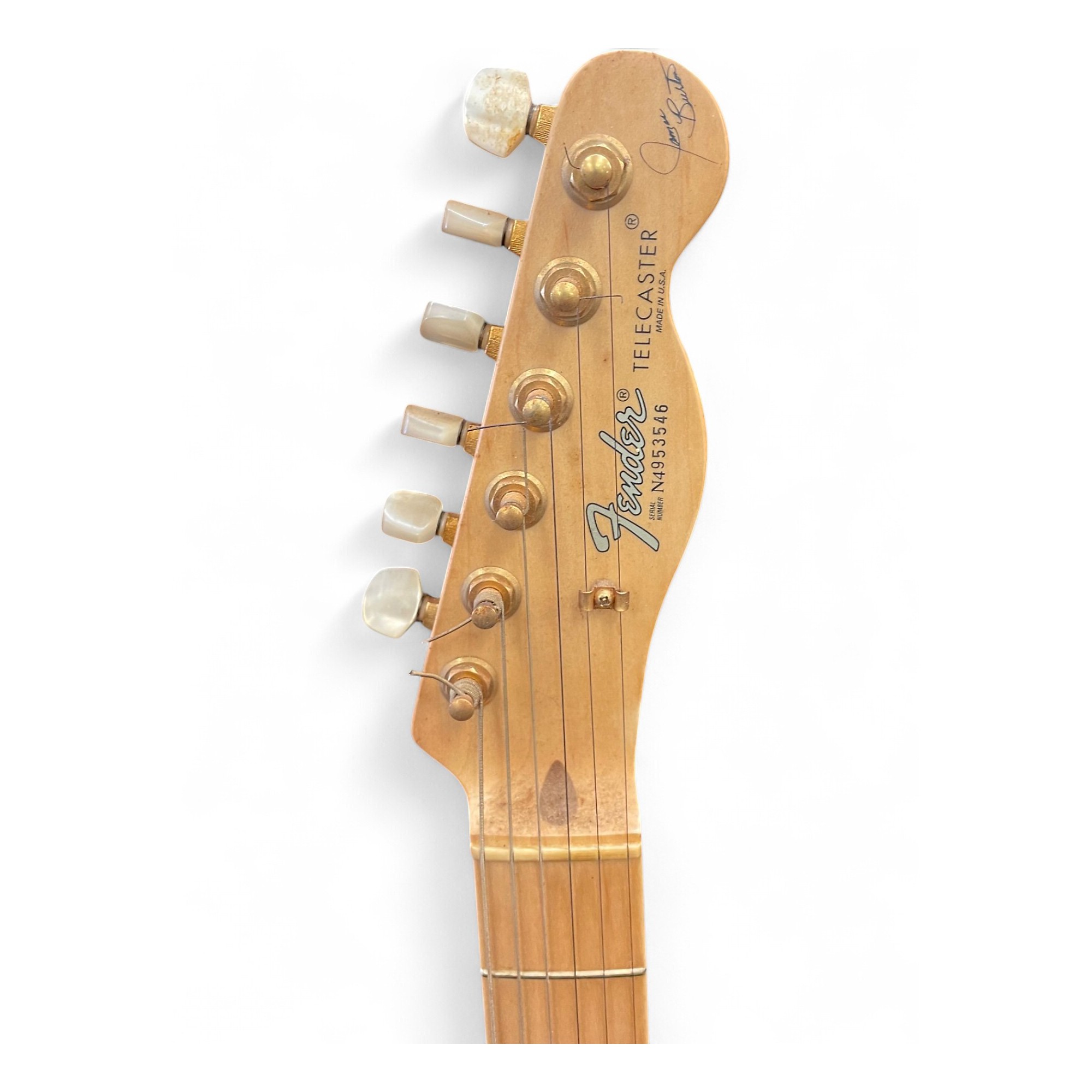 Used Fender Artist Series James Burton Telecaster BLUE W/FLAMES