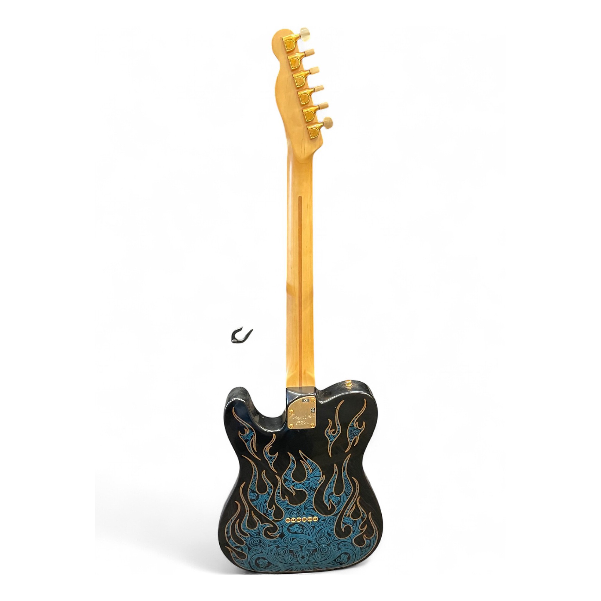 Used Fender Artist Series James Burton Telecaster BLUE W/FLAMES