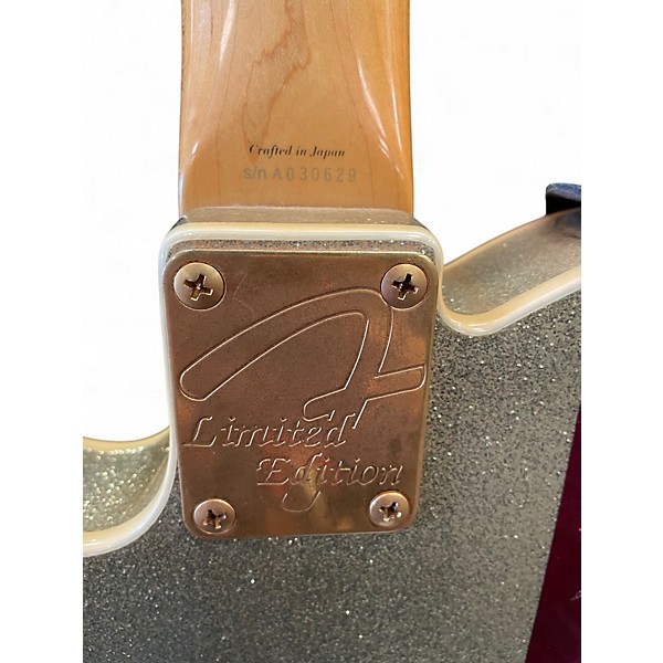 Used Fender BUCK OWENS TELECASTER Red White and Blue Sparkle Solid Body Electric Guitar