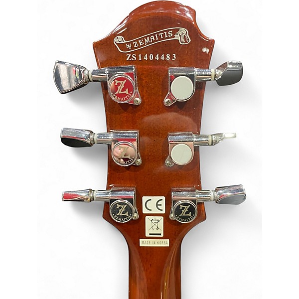 Used Zemaitis Z22QQ GREEN BURST Solid Body Electric Guitar