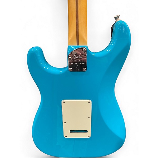 Used Fender American Professional II Stratocaster MIAMI BLUE Solid Body Electric Guitar