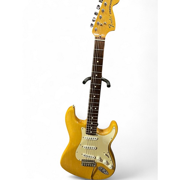 Used Fender 70S PLAYER STRAT Natural Solid Body Electric Guitar