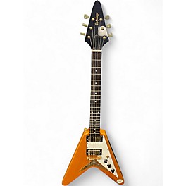 Used Epiphone 1958 Korina Flying V AGED NATURAL Solid Body Electric Guitar