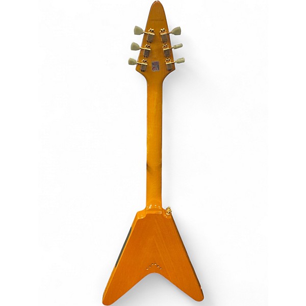 Used Epiphone 1958 Korina Flying V AGED NATURAL Solid Body Electric Guitar