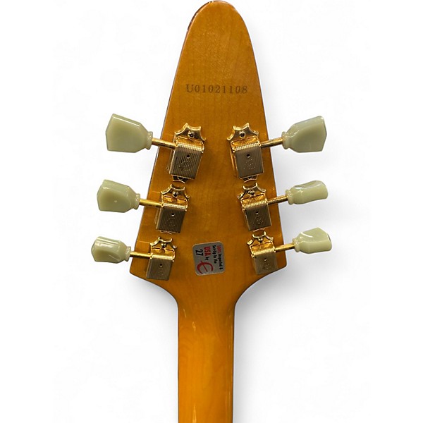 Used Epiphone 1958 Korina Flying V AGED NATURAL Solid Body Electric Guitar