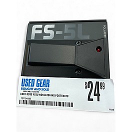 Used BOSS FS5L Latching Footswitch Sustain Pedal