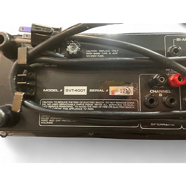 Used Ampeg SVT400T Bass Amp Head