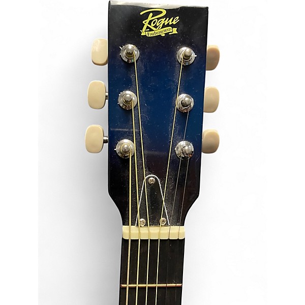 Used Rogue S0-069 Blue Acoustic Guitar