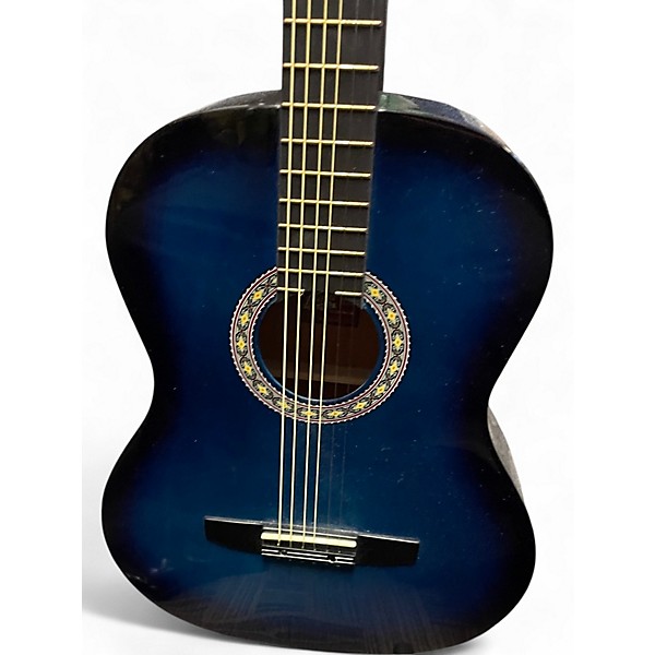 Used Rogue S0-069 Blue Acoustic Guitar