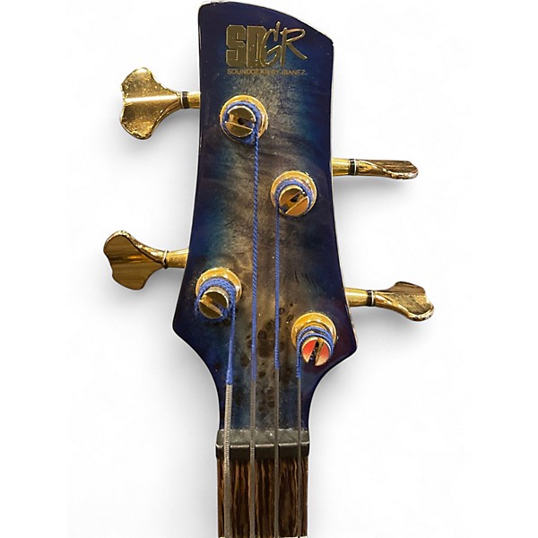 Used Ibanez sr2600 blue Electric Bass Guitar