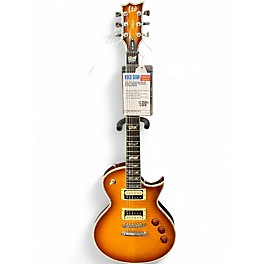 Used Esp Ltd EC1000 Deluxe Amber Sunburst Solid Body Electric Guitar