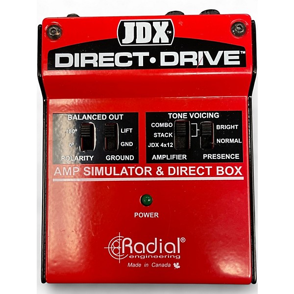 Used Radial Engineering JDX DIRECT DRIVE Effect Processor