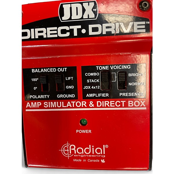 Used Radial Engineering JDX DIRECT DRIVE Effect Processor