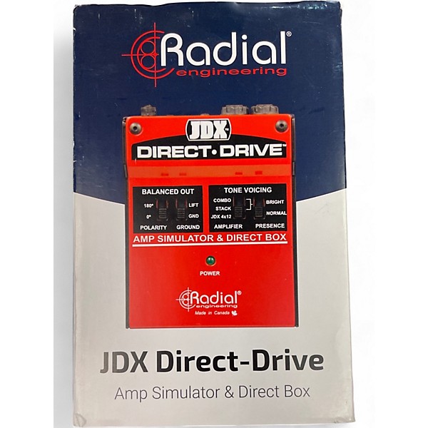 Used Radial Engineering JDX DIRECT DRIVE Effect Processor