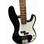 Used Squier Precision Bass Black Electric Bass Guitar