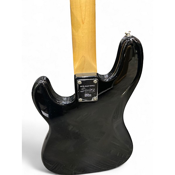 Used Squier Precision Bass Black Electric Bass Guitar