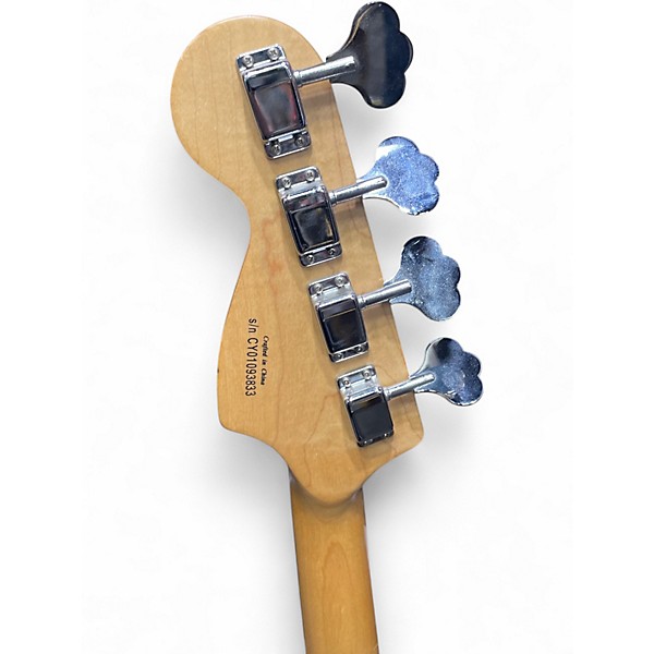 Used Squier Precision Bass Black Electric Bass Guitar