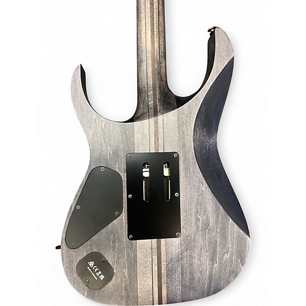 Used Ibanez RGT1270PBDTF TRANSPARENT GREY Solid Body Electric Guitar