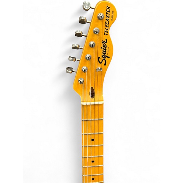 Used Squier Classic Vibe 70s Thinline Telecaster Natural Hollow Body Electric Guitar