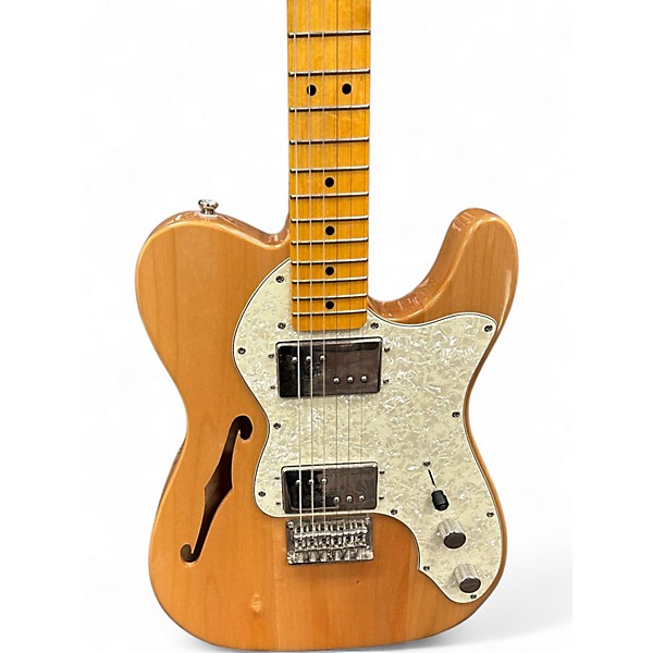 Used Squier Classic Vibe 70s Thinline Telecaster Natural Hollow Body Electric Guitar