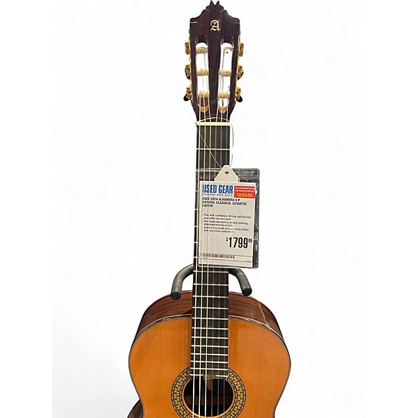 Used 2024 Alhambra 9 P Natural Classical Acoustic Guitar