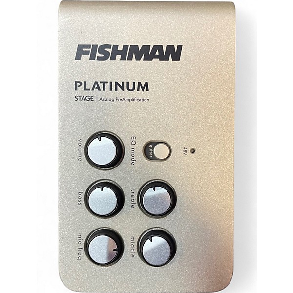 Used Fishman PROPLT101 Platinum EQ Pre With DI Acoustic Guitar Pickup