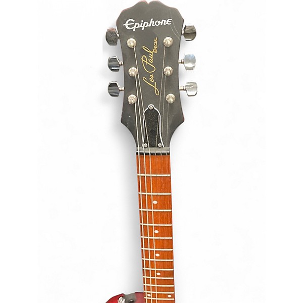 Used Epiphone Les Paul Special I Cherry Solid Body Electric Guitar