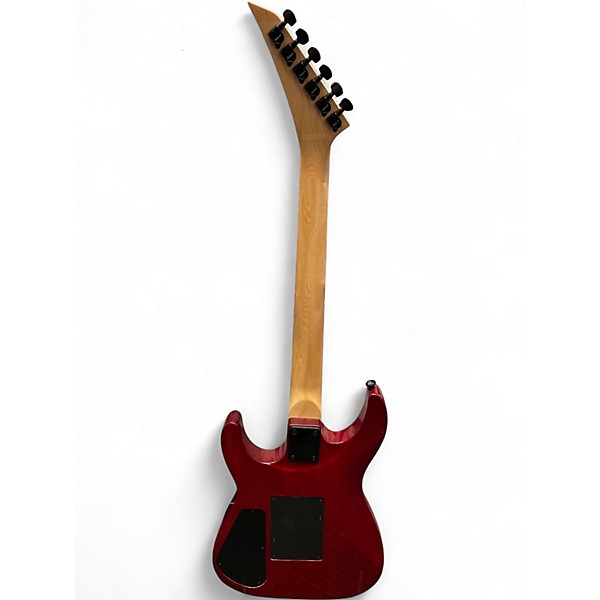 Used Jackson JS34Q Dinky Trans Red Solid Body Electric Guitar