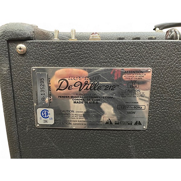 Used Fender Hot Rod Deville 60W 2x12 Tube Guitar Combo Amp