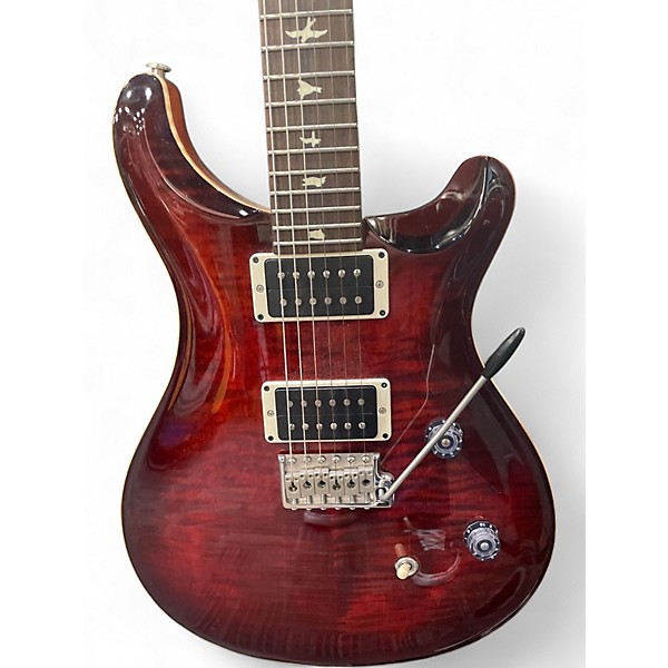 Used PRS CE24 Crimson Red Burst Solid Body Electric Guitar